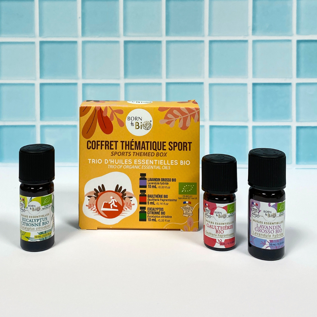 Box: massage oil and sports essential oil kit-2